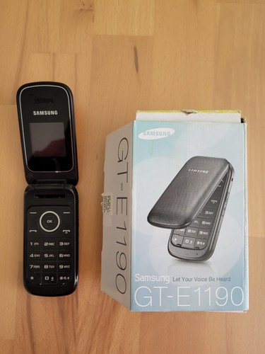 Samsung e1190 ruby - red, rot
