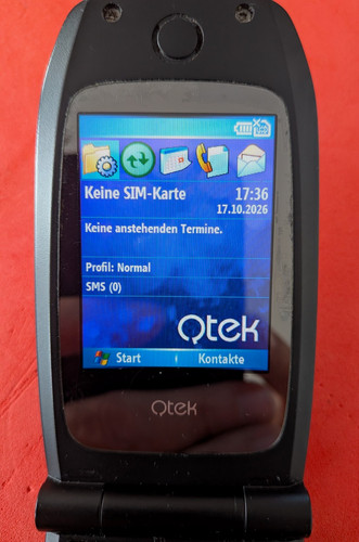 Qtek 8500 klapphandy - qtek,
